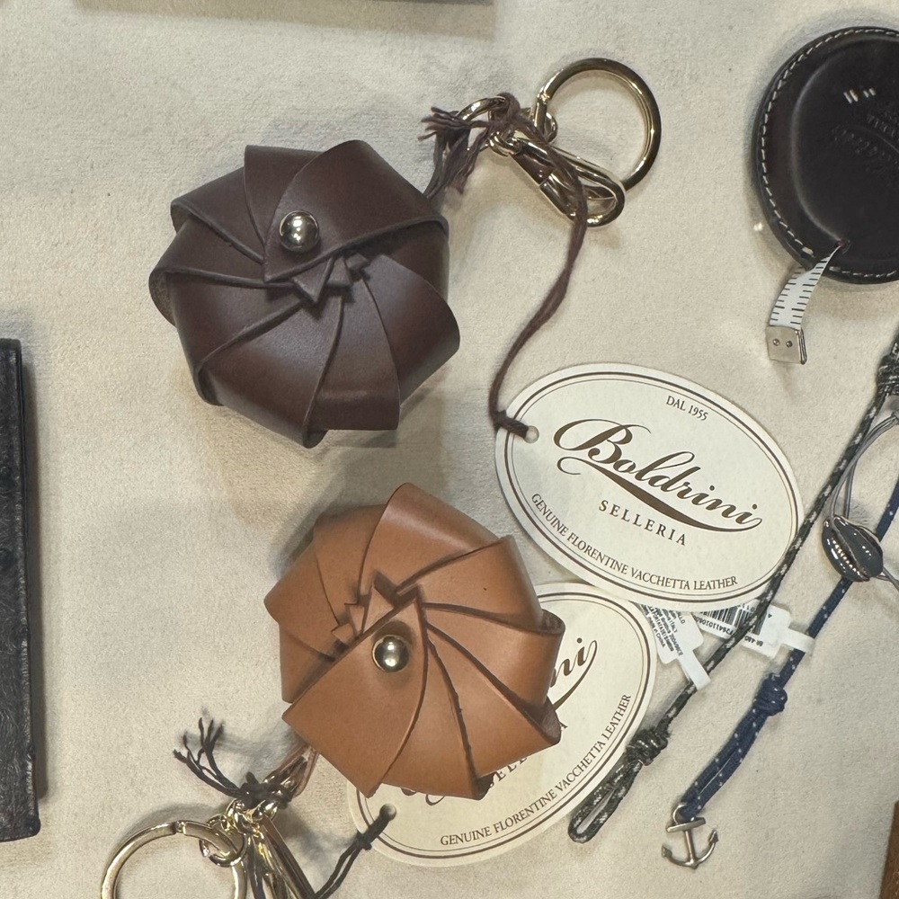 ISO Boldrini Selleria leather keychain